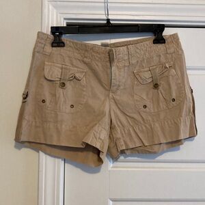 American Eagle Outfitters Beige Cargo Shorts